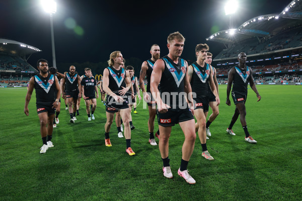 AFL 2024 Second Qualifying Final - Port Adelaide v Geelong - A-53701606