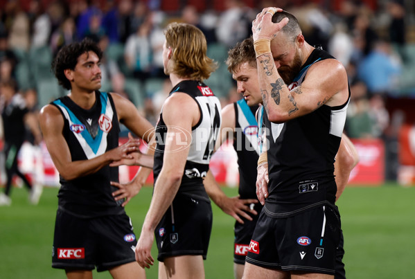 AFL 2024 Second Qualifying Final - Port Adelaide v Geelong - A-53701630