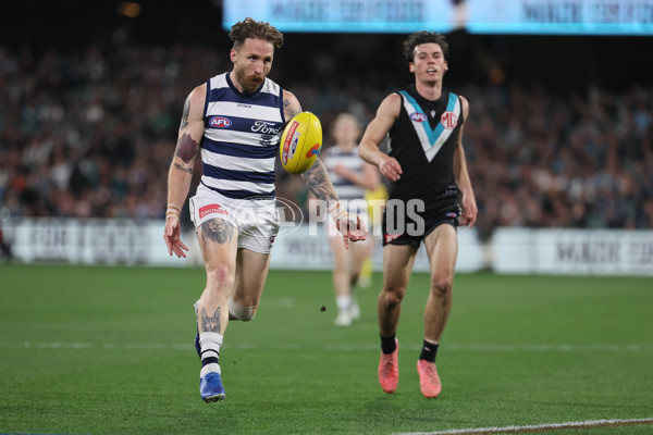 AFL 2024 Second Qualifying Final - Port Adelaide v Geelong - A-53701632