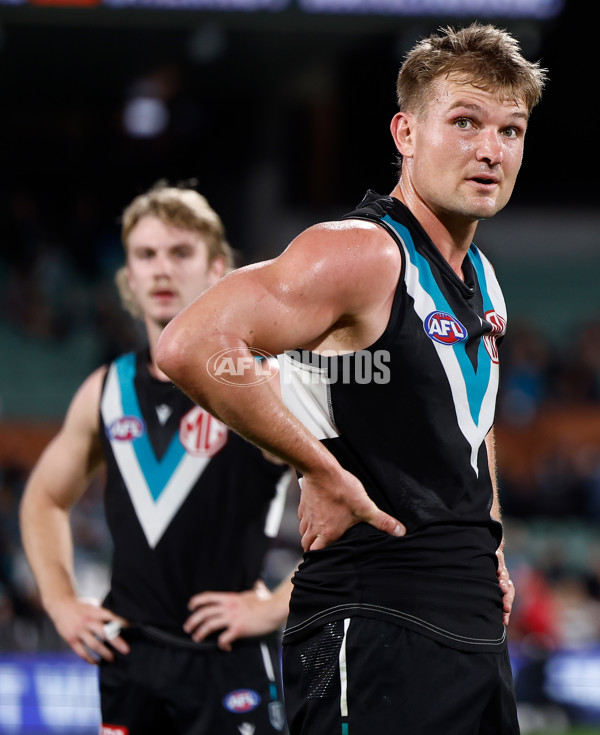 AFL 2024 Second Qualifying Final - Port Adelaide v Geelong - A-53701647