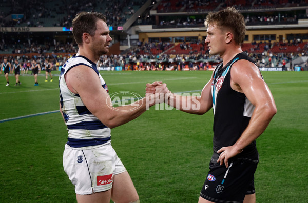 AFL 2024 Second Qualifying Final - Port Adelaide v Geelong - A-53701656