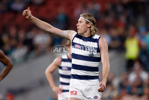 AFL 2024 Second Qualifying Final - Port Adelaide v Geelong - A-53701658