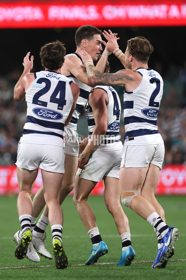 AFL 2024 Second Qualifying Final - Port Adelaide v Geelong - A-53702214