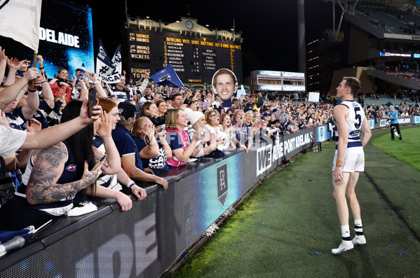 AFL 2024 Second Qualifying Final - Port Adelaide v Geelong - A-53702216