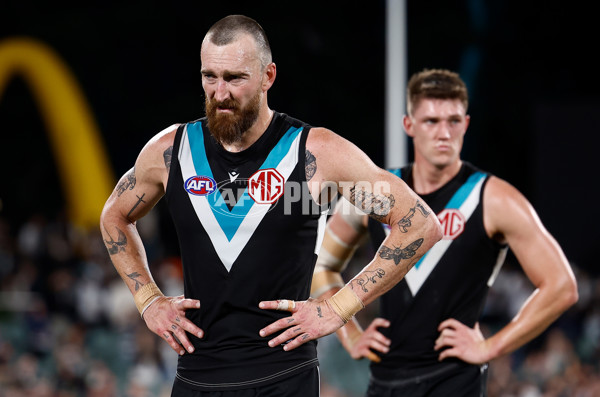 AFL 2024 Second Qualifying Final - Port Adelaide v Geelong - A-53702229