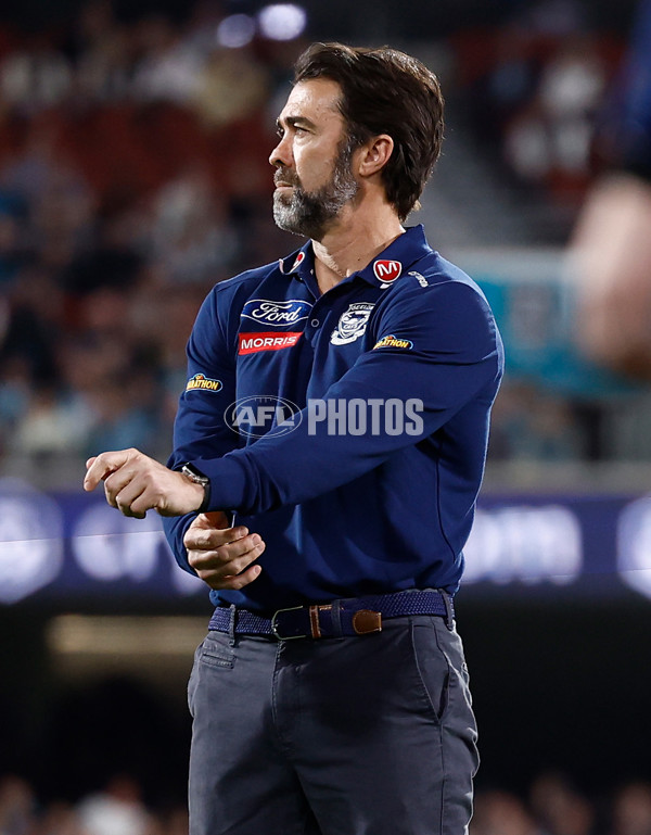 AFL 2024 Second Qualifying Final - Port Adelaide v Geelong - A-53702253