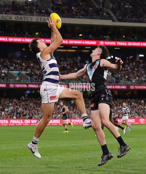 AFL 2024 Second Qualifying Final - Port Adelaide v Geelong - A-53702295