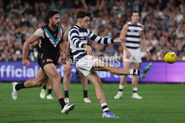 AFL 2024 Second Qualifying Final - Port Adelaide v Geelong - A-53703835