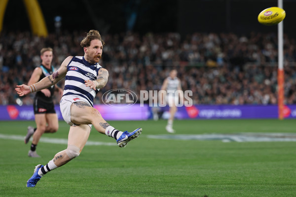 AFL 2024 Second Qualifying Final - Port Adelaide v Geelong - A-53703836