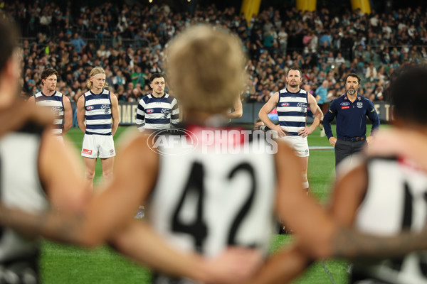 AFL 2024 Second Qualifying Final - Port Adelaide v Geelong - A-53703853