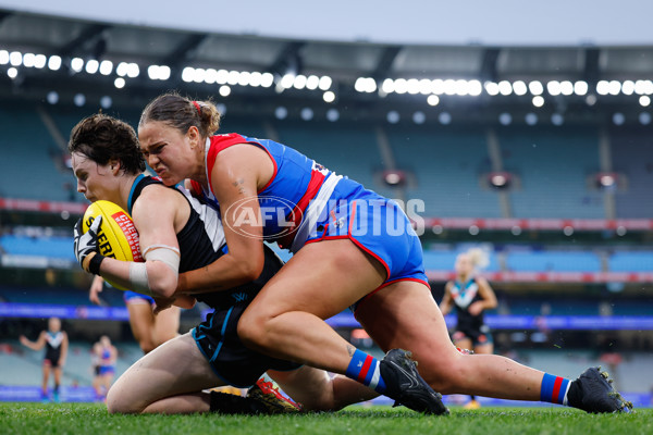 AFLW 2024 Round 02 - Western Bulldogs v Port Adelaide - A-53708353