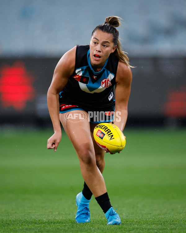 AFLW 2024 Round 02 - Western Bulldogs v Port Adelaide - A-53711734