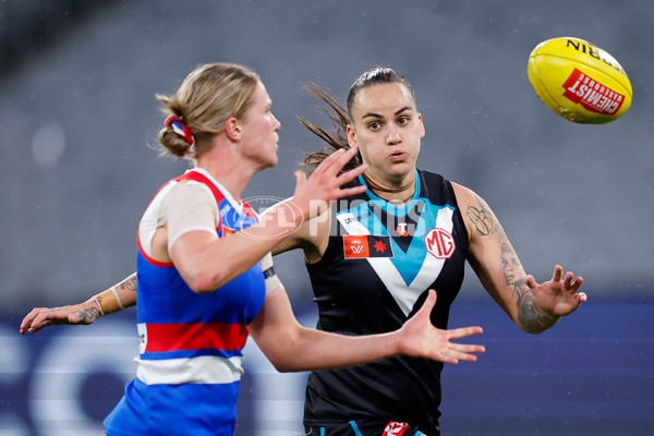 AFLW 2024 Round 02 - Western Bulldogs v Port Adelaide - A-53711735