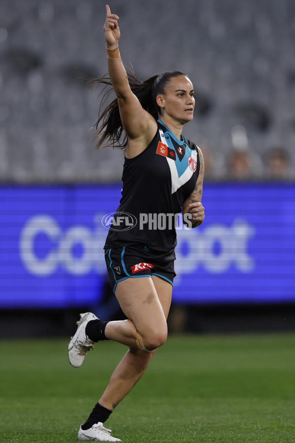 AFLW 2024 Round 02 - Western Bulldogs v Port Adelaide - A-53711777