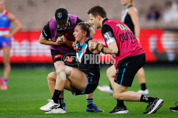 AFLW 2024 Round 02 - Western Bulldogs v Port Adelaide - A-53712637