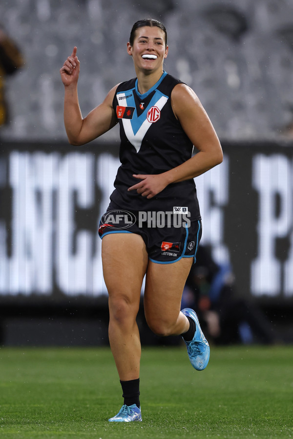 AFLW 2024 Round 02 - Western Bulldogs v Port Adelaide - A-53712654