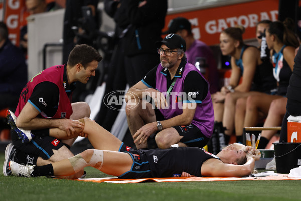 AFLW 2024 Round 02 - Western Bulldogs v Port Adelaide - A-53712704