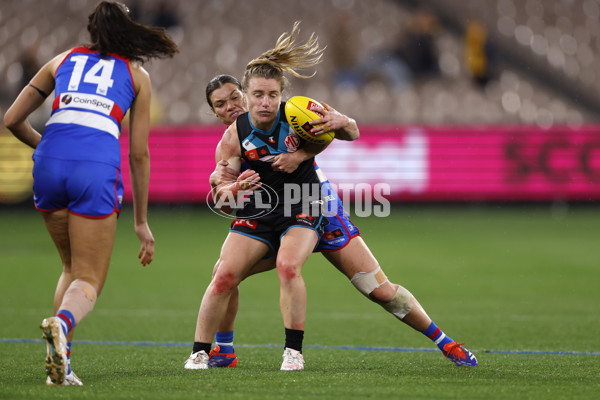 AFLW 2024 Round 02 - Western Bulldogs v Port Adelaide - A-53714579