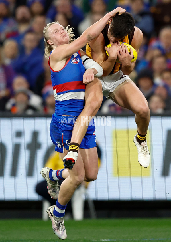 AFL 2024 Second Elimination Final - Western Bulldogs v Hawthorn - A-53717095