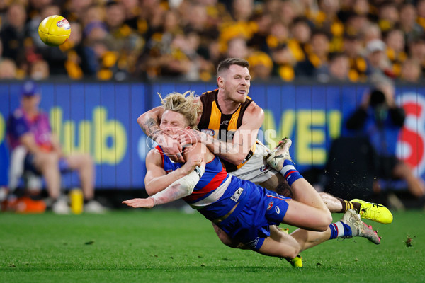 AFL 2024 Second Elimination Final - Western Bulldogs v Hawthorn - A-53725014