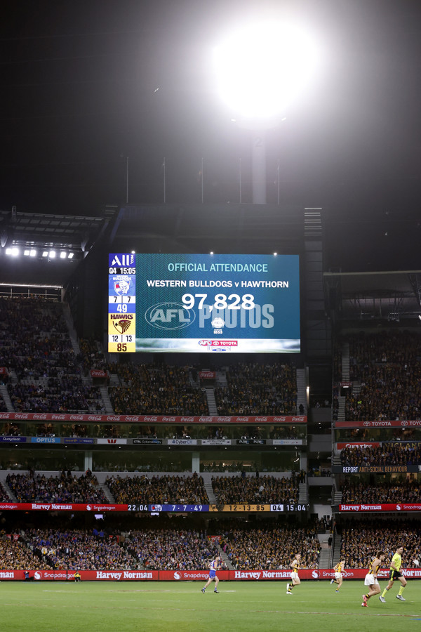 AFL 2024 Second Elimination Final - Western Bulldogs v Hawthorn - A-53725975