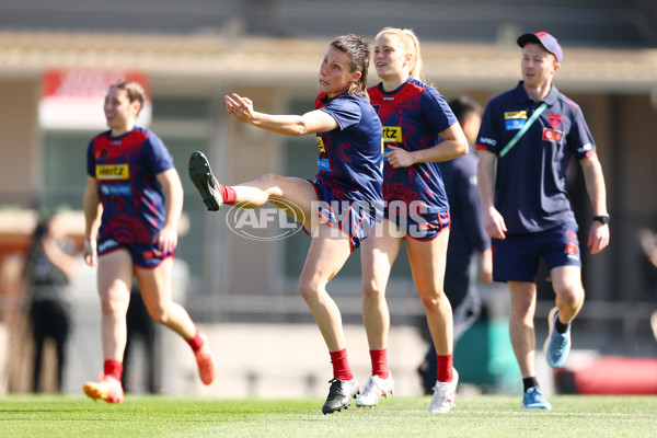 AFLW 2024 Round 02 - Melbourne v Brisbane - A-53730954