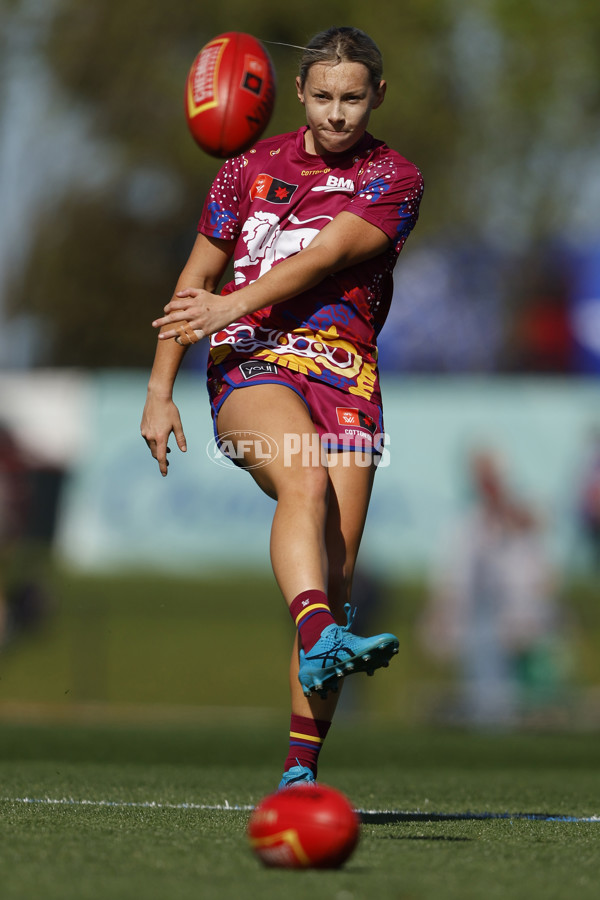 AFLW 2024 Round 02 - Melbourne v Brisbane - A-53730961