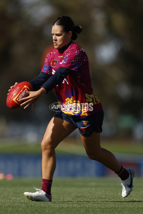 AFLW 2024 Round 02 - Melbourne v Brisbane - A-53730962