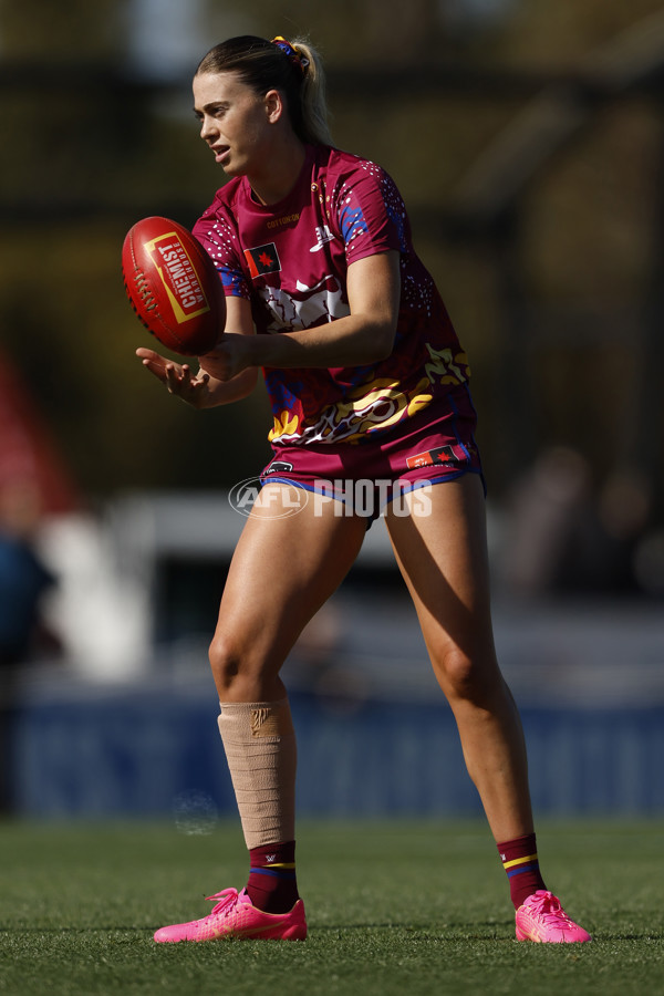 AFLW 2024 Round 02 - Melbourne v Brisbane - A-53730968