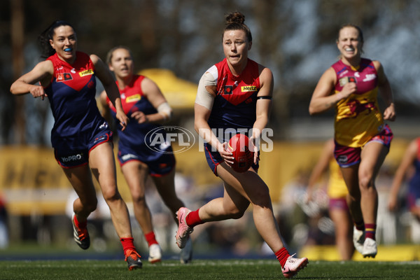 AFLW 2024 Round 02 - Melbourne v Brisbane - A-53730983