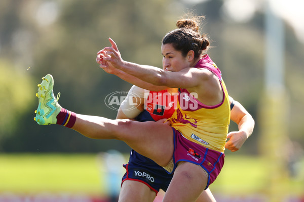 AFLW 2024 Round 02 - Melbourne v Brisbane - A-53730988