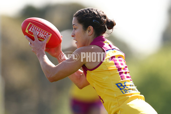 AFLW 2024 Round 02 - Melbourne v Brisbane - A-53730989