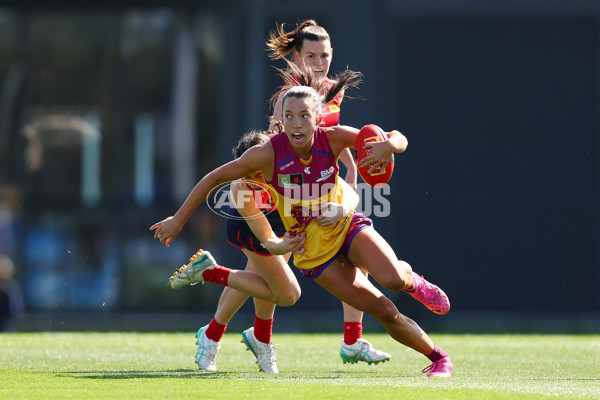 AFLW 2024 Round 02 - Melbourne v Brisbane - A-53732540