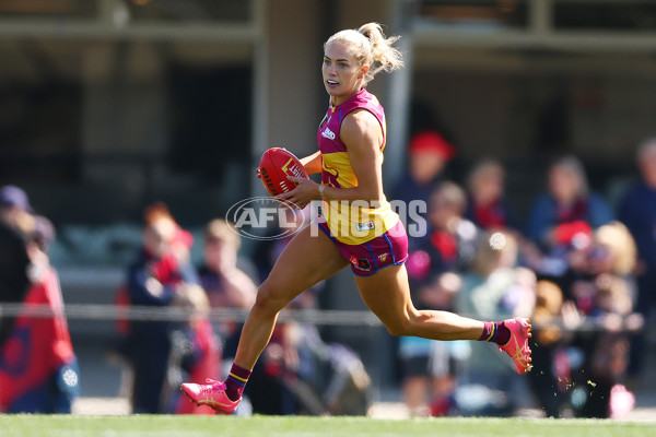 AFLW 2024 Round 02 - Melbourne v Brisbane - A-53732544