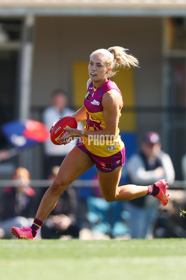 AFLW 2024 Round 02 - Melbourne v Brisbane - A-53732545