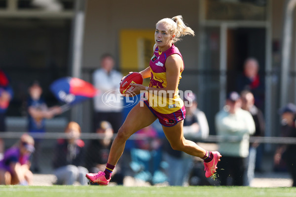 AFLW 2024 Round 02 - Melbourne v Brisbane - A-53732547