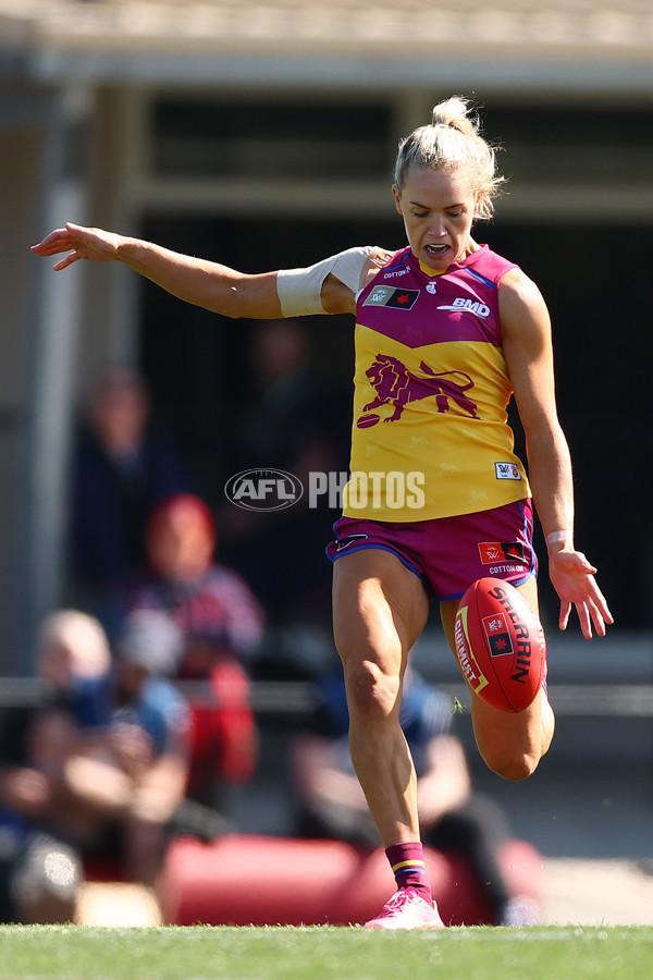 AFLW 2024 Round 02 - Melbourne v Brisbane - A-53732549