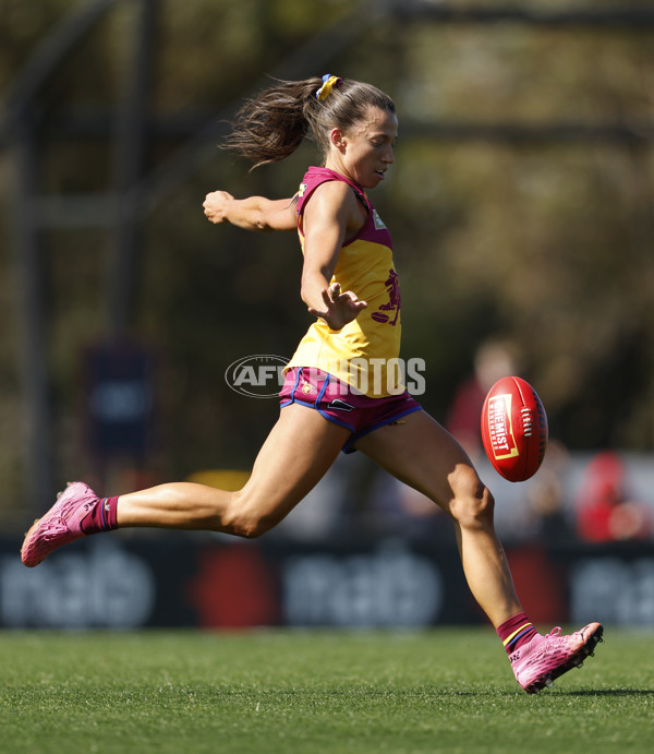 AFLW 2024 Round 02 - Melbourne v Brisbane - A-53732559