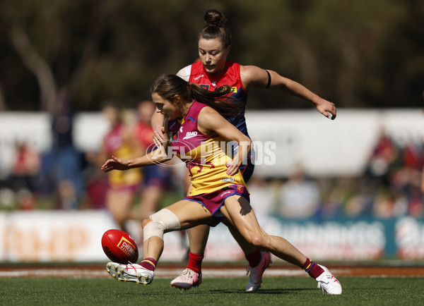 AFLW 2024 Round 02 - Melbourne v Brisbane - A-53732564