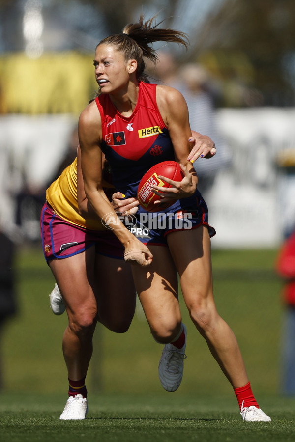 AFLW 2024 Round 02 - Melbourne v Brisbane - A-53732566