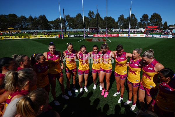 AFLW 2024 Round 02 - Melbourne v Brisbane - A-53732576
