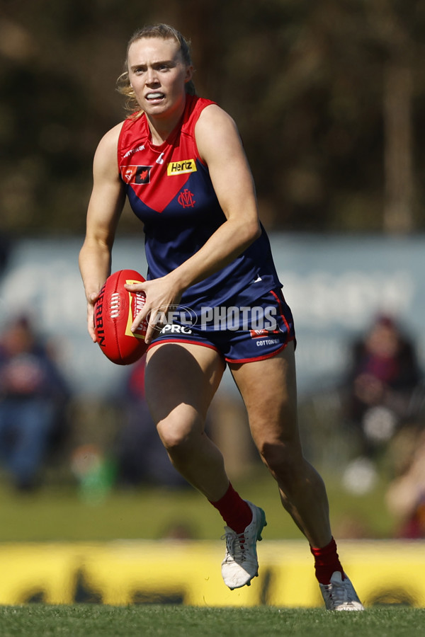 AFLW 2024 Round 02 - Melbourne v Brisbane - A-53732582