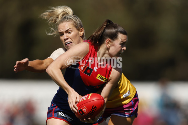 AFLW 2024 Round 02 - Melbourne v Brisbane - A-53732584