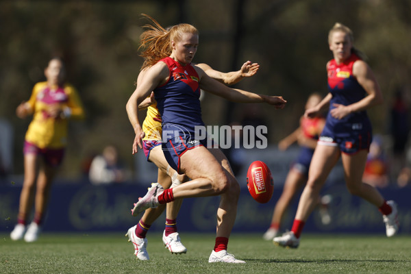 AFLW 2024 Round 02 - Melbourne v Brisbane - A-53732588