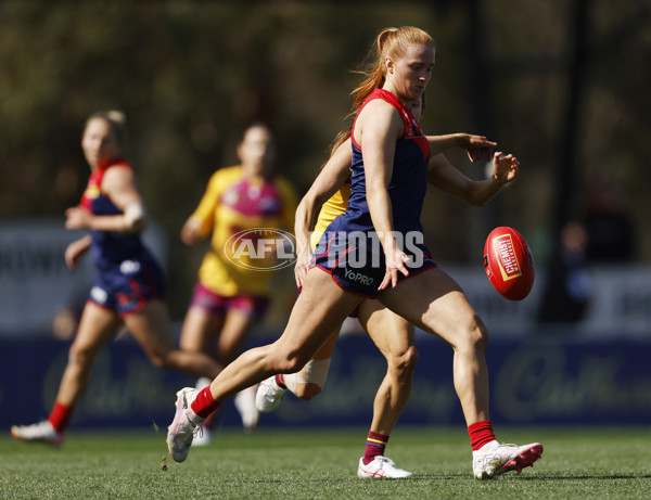 AFLW 2024 Round 02 - Melbourne v Brisbane - A-53732589