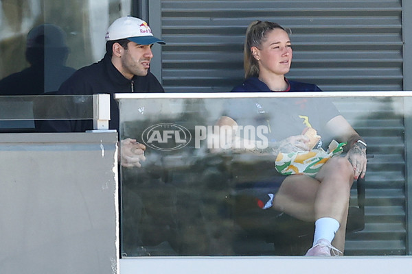 AFLW 2024 Round 02 - Melbourne v Brisbane - A-53734226