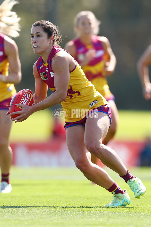 AFLW 2024 Round 02 - Melbourne v Brisbane - A-53734234