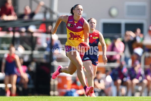 AFLW 2024 Round 02 - Melbourne v Brisbane - A-53734255