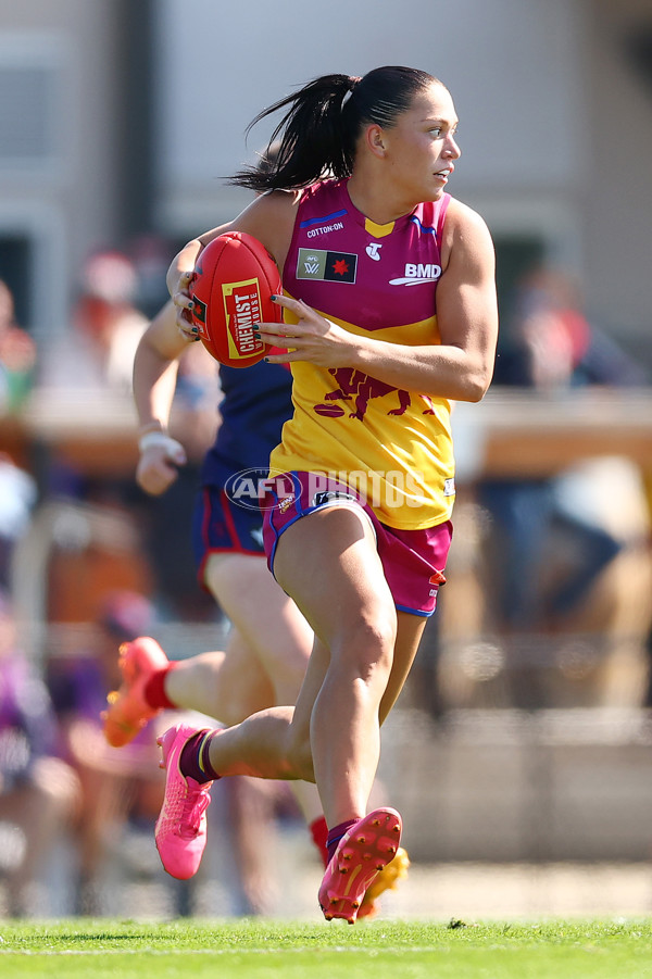 AFLW 2024 Round 02 - Melbourne v Brisbane - A-53734256