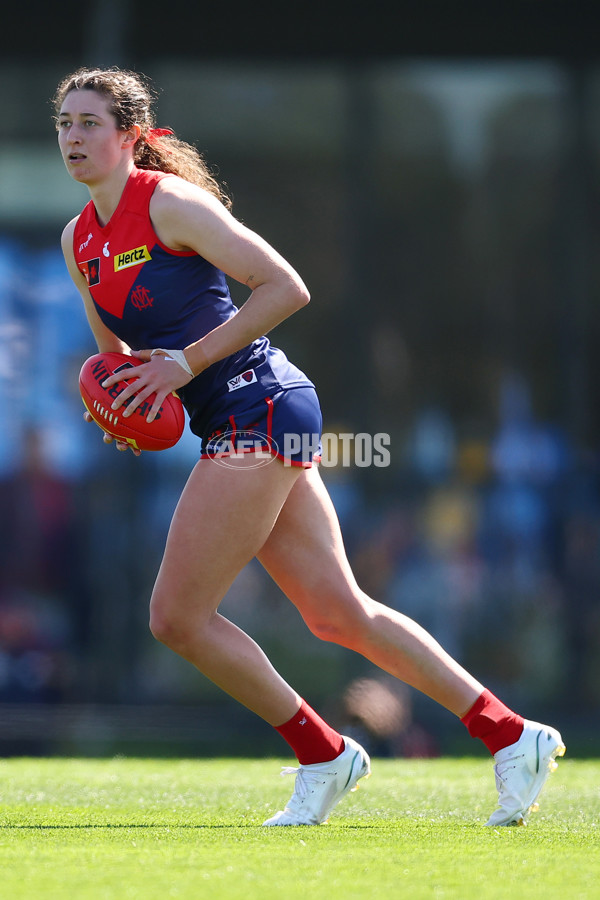 AFLW 2024 Round 02 - Melbourne v Brisbane - A-53734264